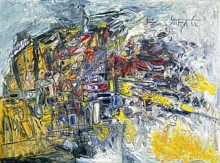 F N Souza Nature Painting