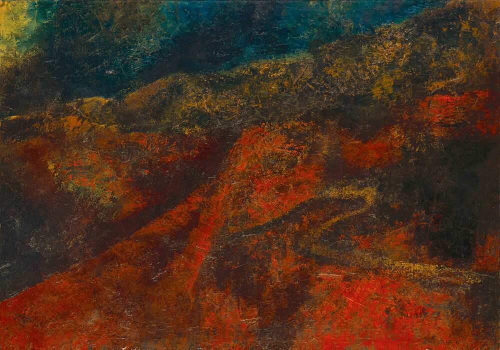 Akbar Padamsee Nature Painting