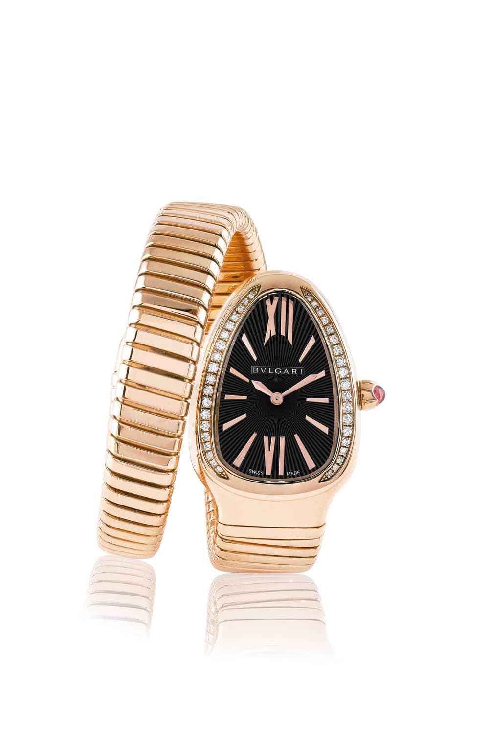  Bvlgari Rose Gold & Diamond Serpenti