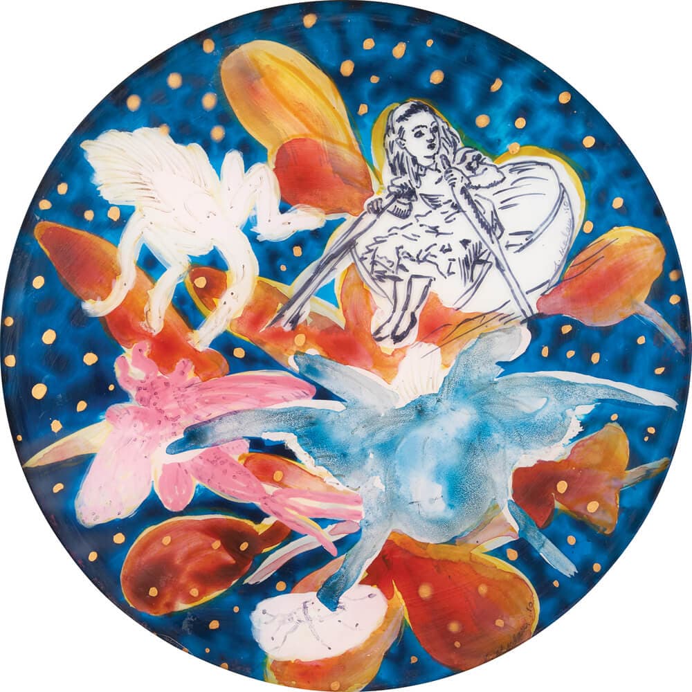 Nalini Malani Reverse Painting