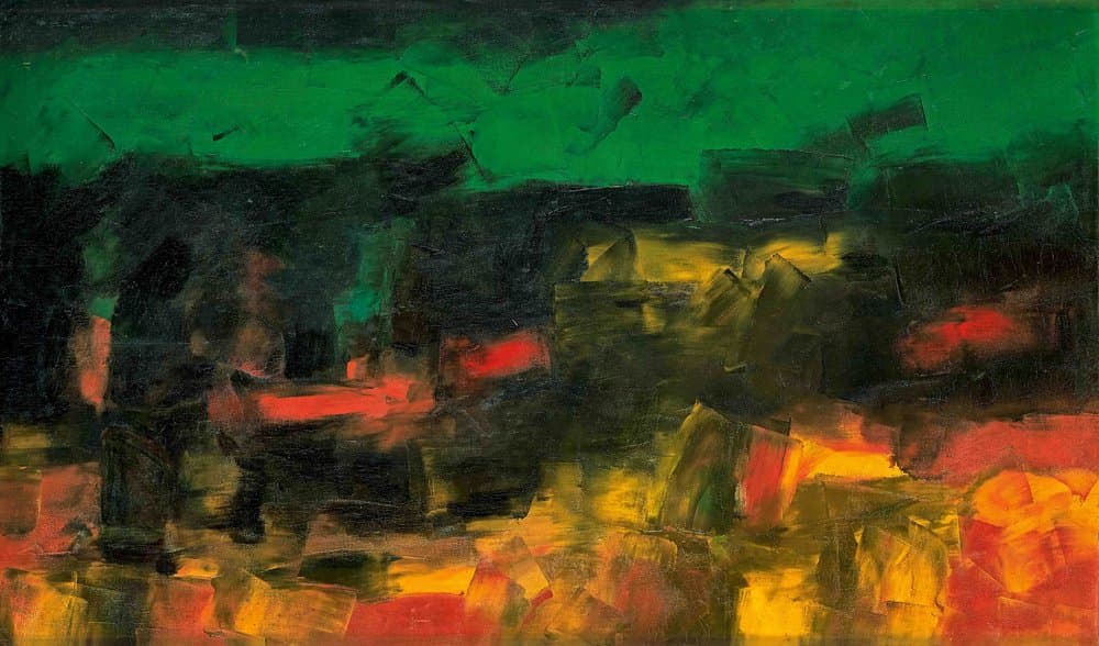 K M Adimoolam Nature Painting