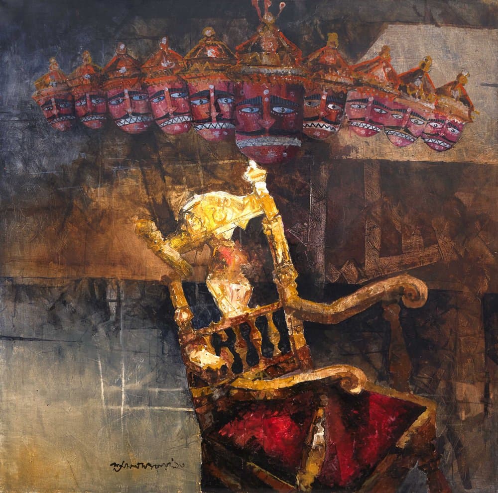 Shyamal Dutta Ray Painting