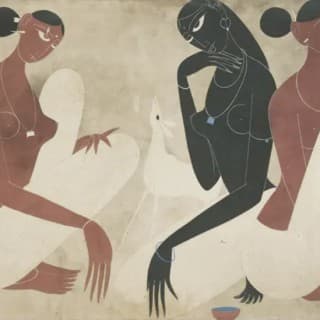 Rasik Raval’s Folk Motifs: Connecting Warli, Bhimbetka & Modern Painting