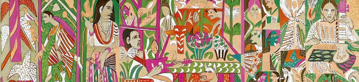 Artist K.G. Subramanyan's Mural Works: Bridging Tradition & Modernity