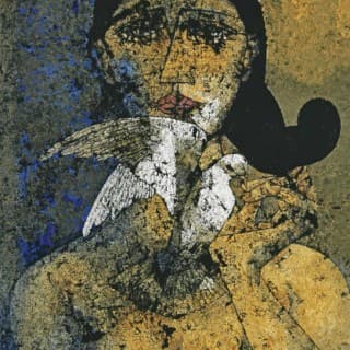 Symbolism of Pigeons in Jamil Naqsh’s Paintings