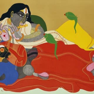 Krishna Paintings By Indian Artists That Continue To Inspire Art Lovers