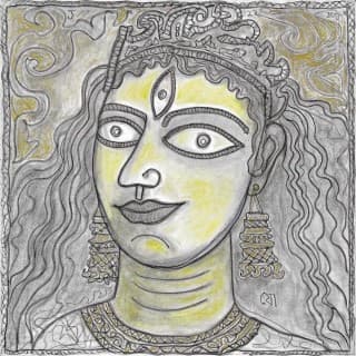 Durga Paintings By Famous Artists