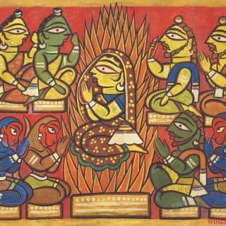 20 Famous Paintings Of Artist Jamini Roy