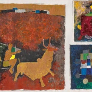 M. F. Husain 'Gram Yatra' Painting - Description, History & Facts