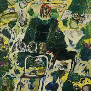 My Mother Painting (1993) by Arpita Singh
