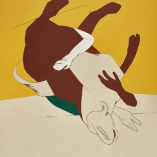 Tyeb Mehta - Mahishasura (1997) Painting