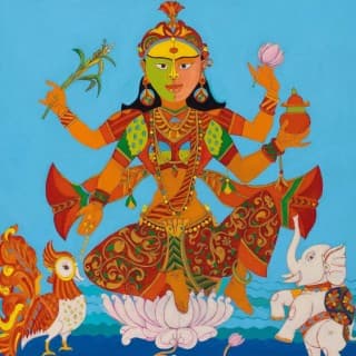 Raja Ravi Varma - Saraswati (1886) | Overview
