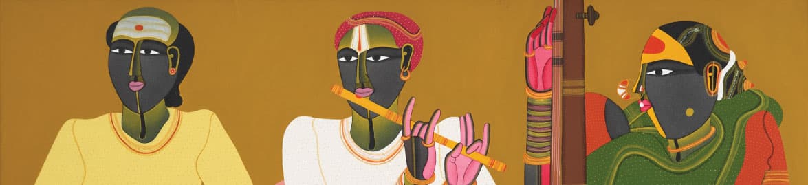 Thota Vaikuntam Paintings On Display At Stroke & Structure