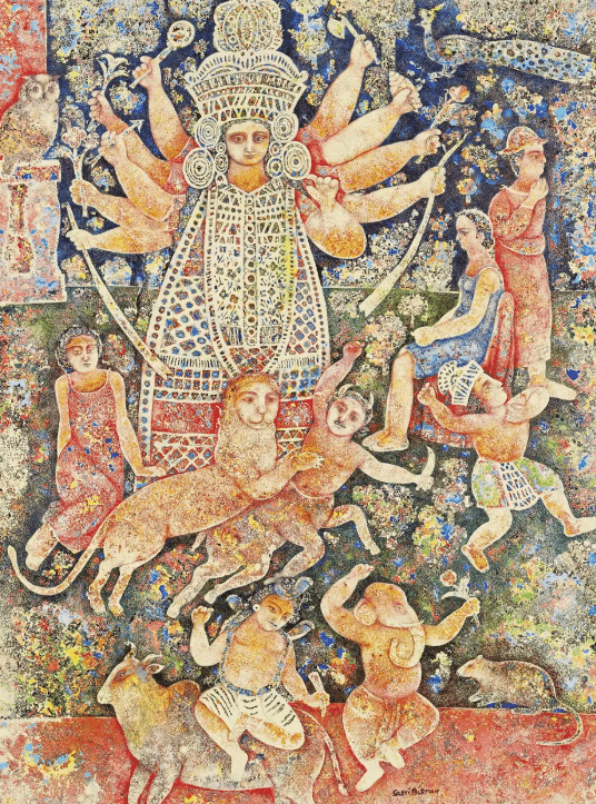 12 Beautiful Durga Paintings To Bring Courage & Energy Home