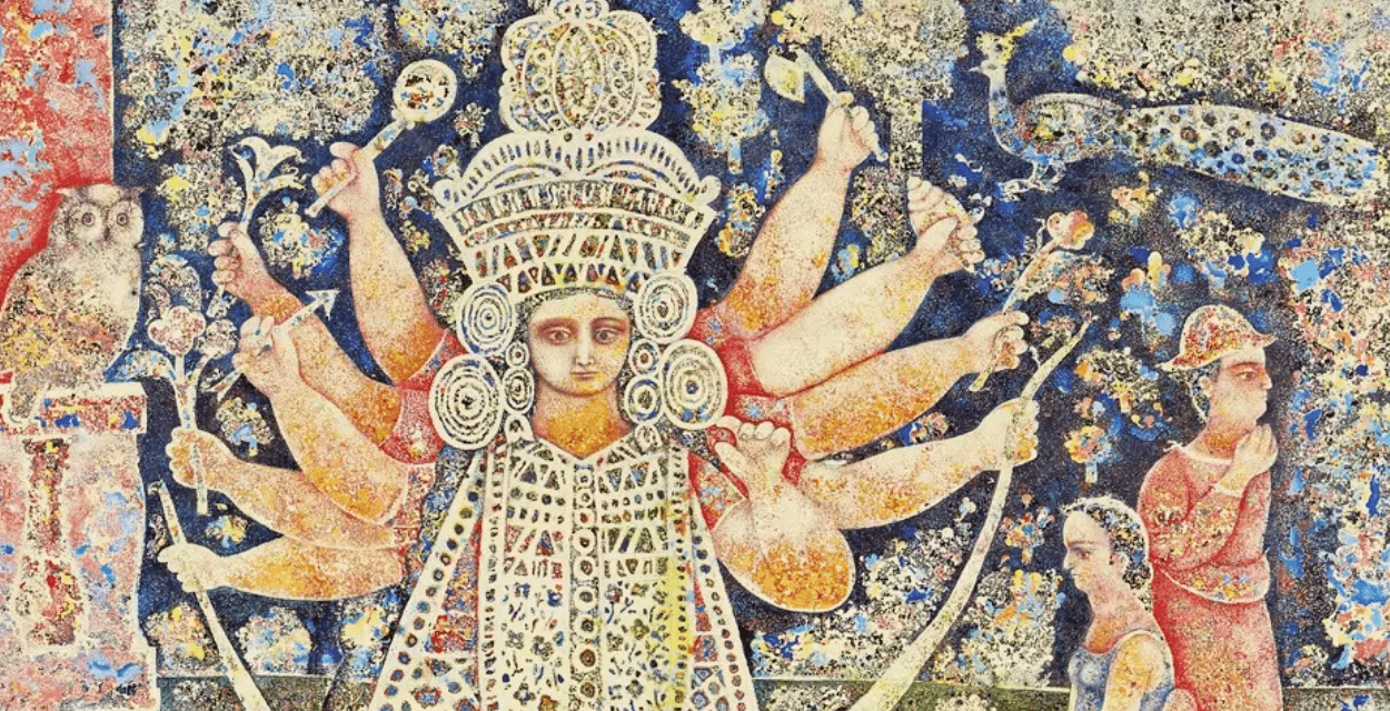 12 Beautiful Durga Painting To Bring Courage & Energy Home