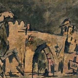 Maqbool Fida Husain - Mughals (1944) Painting | Overview