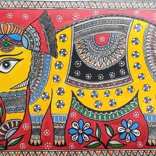 Madhubani Paintings: The Geometric Folk Symphony of Bihar
