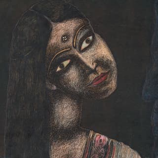 Jogen Chowdhury’s Paintings - How Ink, Watercolor & Pastel Define His Unique Style