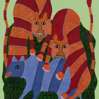 Role of Trees & Nature Motifs in Ram Singh Urveti's Paintings