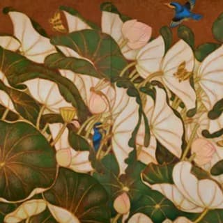 Nature & Femininity in A. Ramachandran’s Lotus Pond Paintings