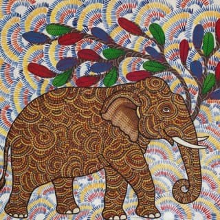 Significance of Gond Elephant Painting for Home
