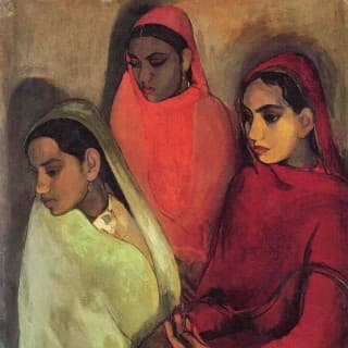 Three Girls - Amrita Sher-Gil (1935) | Overview