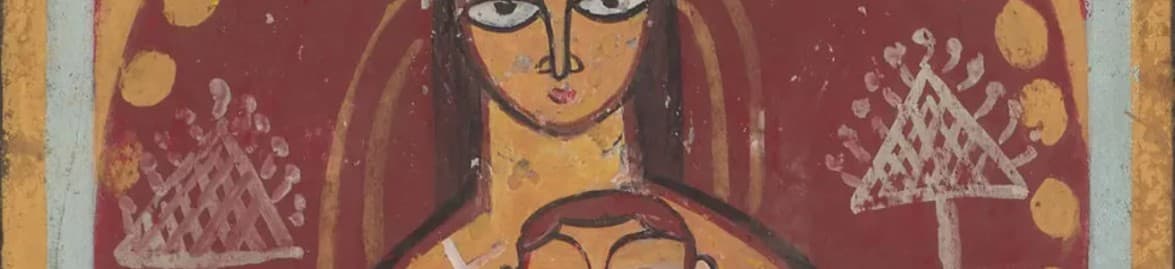 Jamini Roy - Mary and Jesus (circa 1960) | Overview