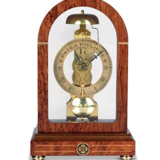 Patek Philippe Wood & Brass Table Clock: One Of A Kind Horology